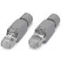 WAGO 750-975 RJ-45 systémový káblový konektor pre WAGO I/O System 750, sivý, IP20