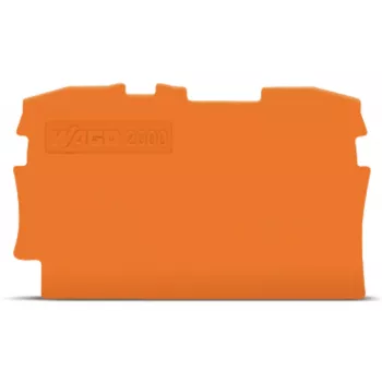 WAGO 2000-1292 Koncová a medziľahlá doska, oranžová