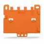 WAGO 222-505 5-vodičový kompaktný konektor, 0,08-4 mm², transparentná/oranžová