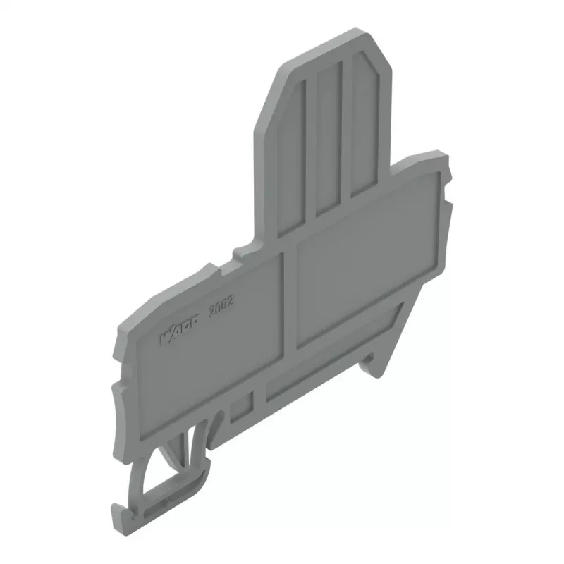 WAGO 2002-991 Koncová doska, sivá, 2 mm, 67 mm, 57,2 mm, TOPJOB S