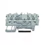 WAGO Priechodná svorka 4 mm², sivá, 32 A, 800 V, CAGE CLAMP®