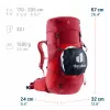 Deuter Futura Pro 32 turistický batoh - Cherry/Masala
