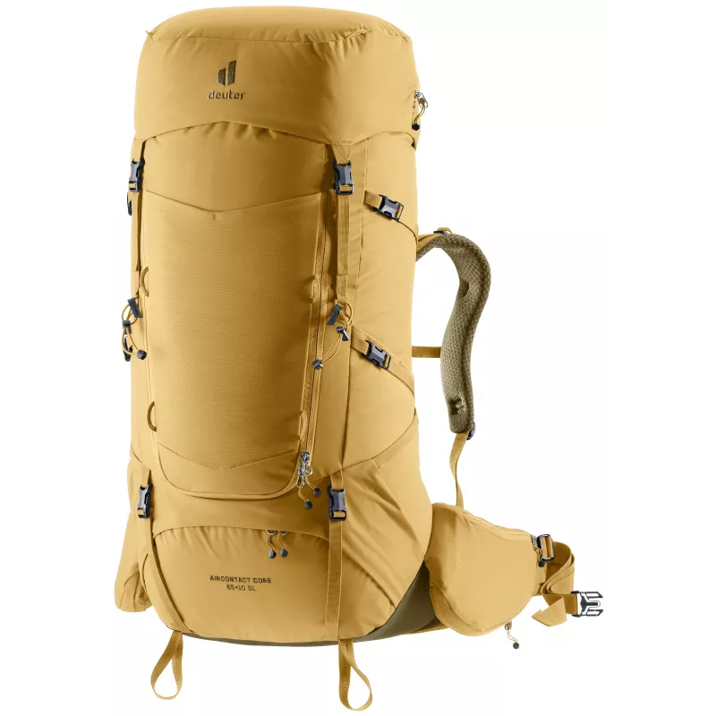 Deuter Aircontact Core 65 + 10 SL dámsky trekingový batoh - Savanna/Nori