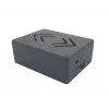 ALLNET Rock 4 C+ hliníkové puzdro ecoPI PRO LP čierne pre Radxa Rock Pi 4C Plus