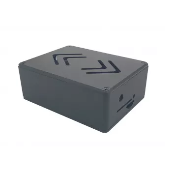ALLNET Rock 4 C+ hliníkové puzdro ecoPI PRO LP čierne pre Radxa Rock Pi 4C Plus