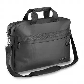 PEDEA notebooková clutch taška 17,3 palca (43,9 cm) - čierna