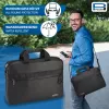 PEDEA notebooková clutch taška 17,3 palca (43,9 cm) - čierna