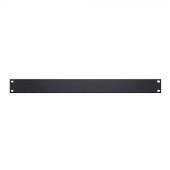 Adam Hall 87221 STL 19 inch 1U zaslepovací rackový panel oceľový čierny 1,5 mm