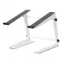 Adam Hall SLT001EW stojan na notebook - biely - oceľ - 225 mm - 250 mm - 340 mm