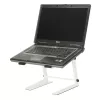 Adam Hall SLT001EW stojan na notebook - biely - oceľ - 225 mm - 250 mm - 340 mm