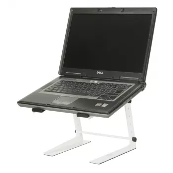 Adam Hall SLT001EW stojan na notebook - biely - oceľ - 225 mm - 250 mm - 340 mm