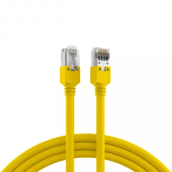EFB Elektronik RJ45 patch kábel Cat.5e SF/UTP LSZH Draka UC300 TM11 žltý 15 m