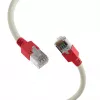 EFB Elektronik RJ45 patch kábel Cat.5e F/UTP LSZH Draka UC300 TM11rt crossover sivý 0,5 m