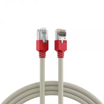 EFB-Elektronik RJ45 patch kábel Cat.5e F/UTP LSZH Draka UC300 TM11rt crossover sivý 15 m