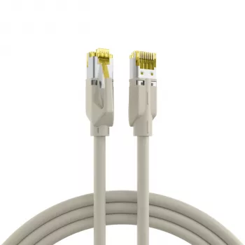 EFB-Elektronik RJ45 patch kábel Cat.6A S/FTP LSZH Draka UC900 TM31 sivý 25 m