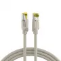 EFB-Elektronik RJ45 patch kábel Cat.6A S/FTP LSZH Draka UC900 TM31 sivý 25 m
