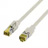 EFB-Elektronik RJ45 patch kábel Cat.6A S/FTP LSZH Draka UC900 TM31 sivý 25 m