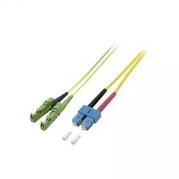 EFB Elektronik Sklenené vlákno patch kábel E2000/APC na SC Singlemode OS2 9/125µm 15m žltý