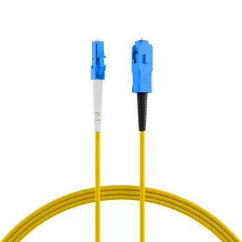 EFB-Elektronik Simplex LWL patch kábel LC-SC G657.A2 0,5m 2,0mm žltý 9/125µm