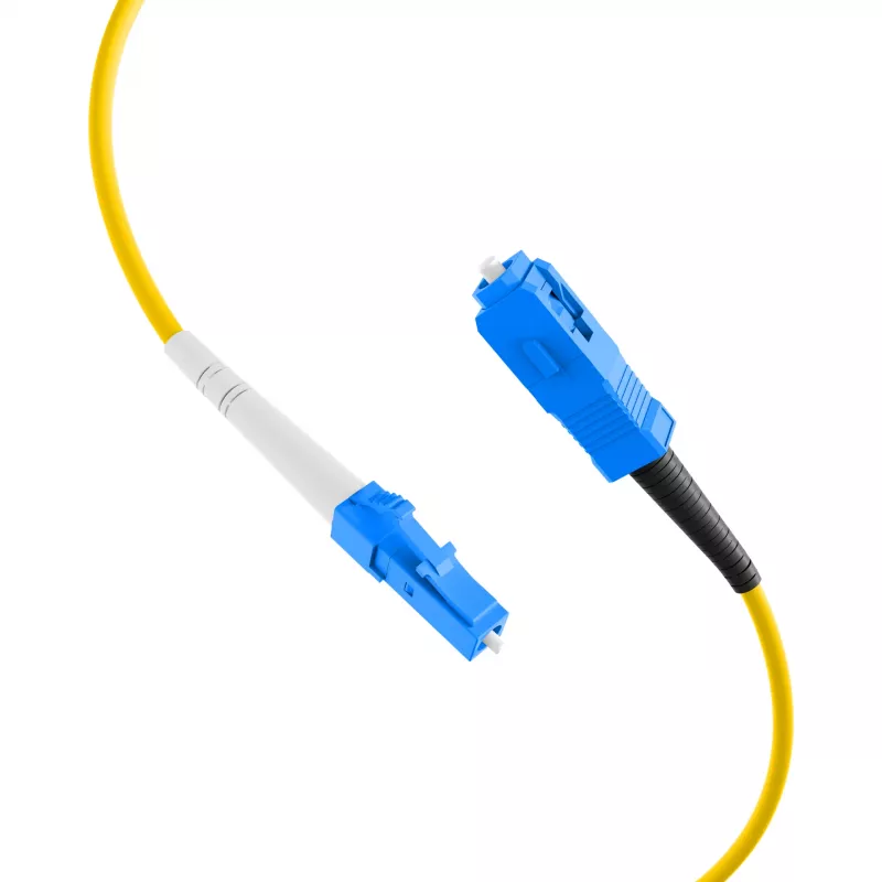 EFB-Elektronik Simplex LWL patch kábel LC-SC G657.A2 0,5m 2,0mm žltý 9/125µm