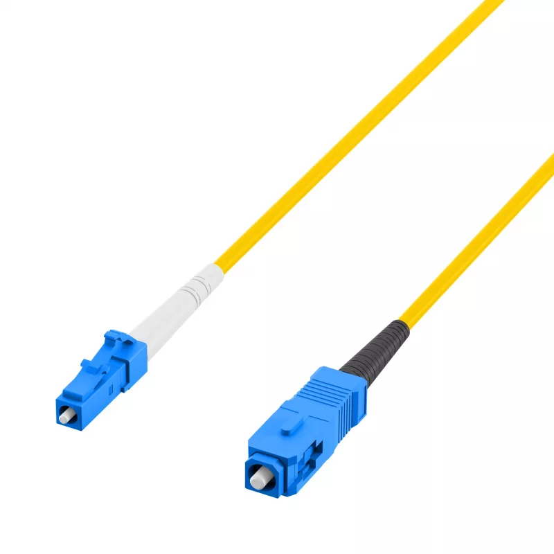 EFB-Elektronik Simplex LWL patch kábel LC-SC G657.A2 0,5m 2,0mm žltý 9/125µm