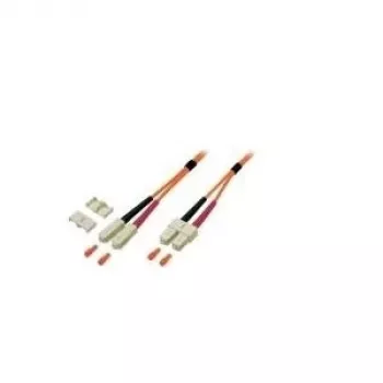 EFB-Elektronik ECOFIBER Duplex prepojovací kábel SC-SC OM1 62.5/125µm LSZH 3,0mm 1m oranžový