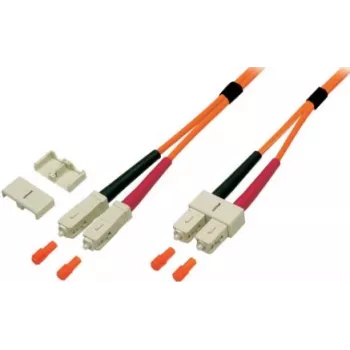 EFB Elektronik Duplex prepojovací kábel SC-SC 62.5/125µm OM1 LSZH oranžový 3,0mm 10m