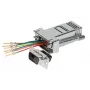 EFB modulárny adaptér D-Sub9 samec / RJ45 samica, kovové puzdro