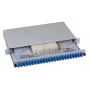 EFB Elektronik Fiber Optic patch panel - racková montáž - SC SM X 48 - sivý, RAL 7035 - 1U - 19 palcov