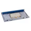 EFB Elektronik Fiber Optic patch panel - racková montáž - SC SM X 48 - sivý, RAL 7035 - 1U - 19 palcov
