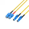 EFB Elektronik sieťový optický kábel E2000 (M) na SC jednovidový (M)