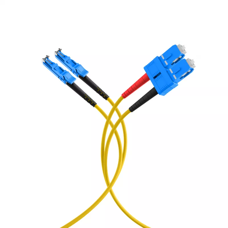 EFB Elektronik sieťový optický kábel E2000 (M) na SC jednovidový (M)