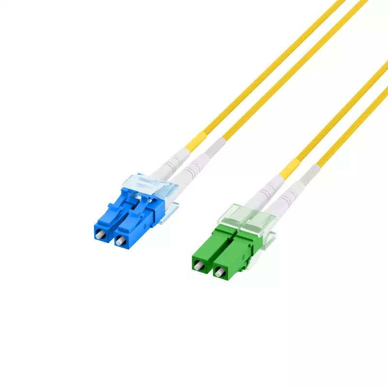 EFB Elektronik Sklenené vlákno patch kábel LC/APC Singlemode OS2 20 m žltý