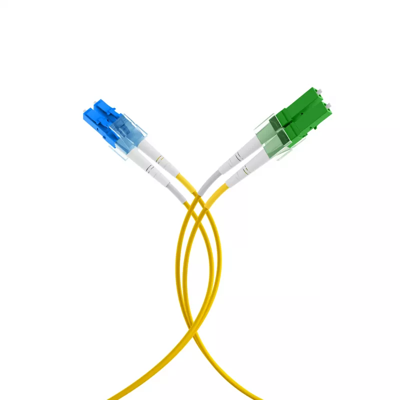 EFB Elektronik Sklenené vlákno patch kábel LC/APC Singlemode OS2 20 m žltý