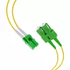 EFB Elektronik Duplex patch kábel LC/APC-SC/APC OS2 G652D 1m LSZH 2mm žltý