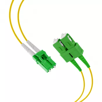 EFB Elektronik Duplex patch kábel LC/APC-SC/APC OS2 G652D 1m LSZH 2mm žltý