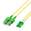 EFB Elektronik Duplex patch kábel LC/APC-SC/APC OS2 G652D 1m LSZH 2mm žltý