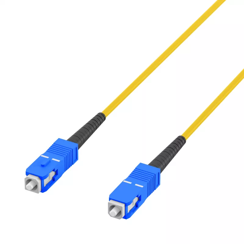 EFB-Elektronik Simplex LWL patch kábel SC-SC G657.A2 5m 3,0mm žltý 9/125µm