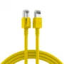 EFB Elektronik DCK1001GE.0,5 LED patch kábel RJ45 Cat.6A S/FTP FRNC, žltý