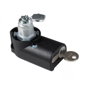 EFB Elektronik Compact Turning Handle - rukoväť do racku, čierna, zinková zliatina