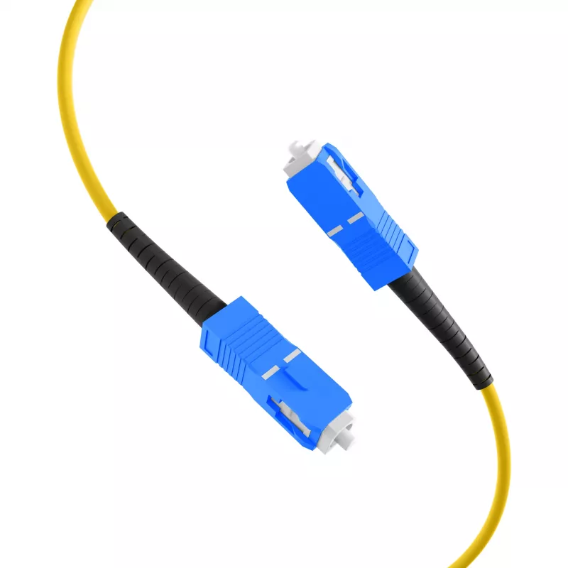 EFB Elektronik Simplex LWL patch kábel SC-SC OS2 G657.A2 15m 3,0mm žltý 9/125µm
