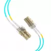 EFB Elektronik duplexný jumper LC-LC 50/125 µm OM3 LSZH aqua 2,0 mm 35 m