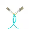 EFB Elektronik duplexný jumper LC-LC 50/125 µm OM3 LSZH aqua 2,0 mm 35 m
