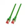EFB Elektronik Cat.6A S/FTP patch kábel RJ45 konektor samec na RJ45 konektor samec 0,5 m sivý LSZH