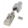 HIROSE RJ45 konektor samec STP TM11 sivý 100 ks Cat. 5e - H7540.12-100