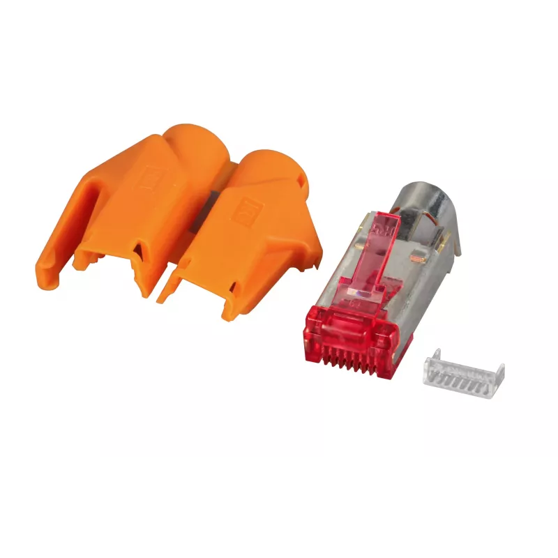 EFB Elektronik RJ45 Hirose TM21 konektor STP Cat.6 oranžový 50 ks