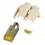 EFB Elektronik RJ45-Hirose konektor samec STP TM31 béžový 100 ks 3 prvky Cat.6A