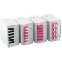 EFB Elektronik predný panel pre 6 x SC-D, LC-Quad s 1,7 mm skrutkovými otvormi