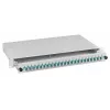EFB zvárací box LC 9/125 µm OS2 zásuvka 1U 48 pigtailov predterminovaných 24 duplexných spojok