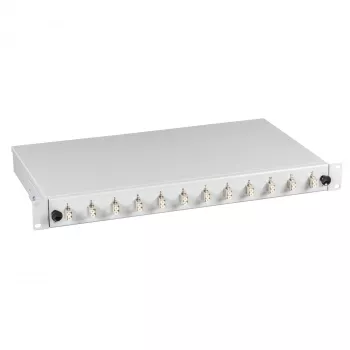 EFB Elektronik spájkovacia krabica 12-LC-duplex SM výsuvná rack-mount 1U